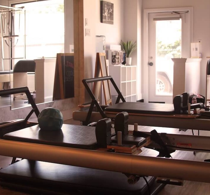 CSFit Pilates reformer studio interior in Allendale, NJ